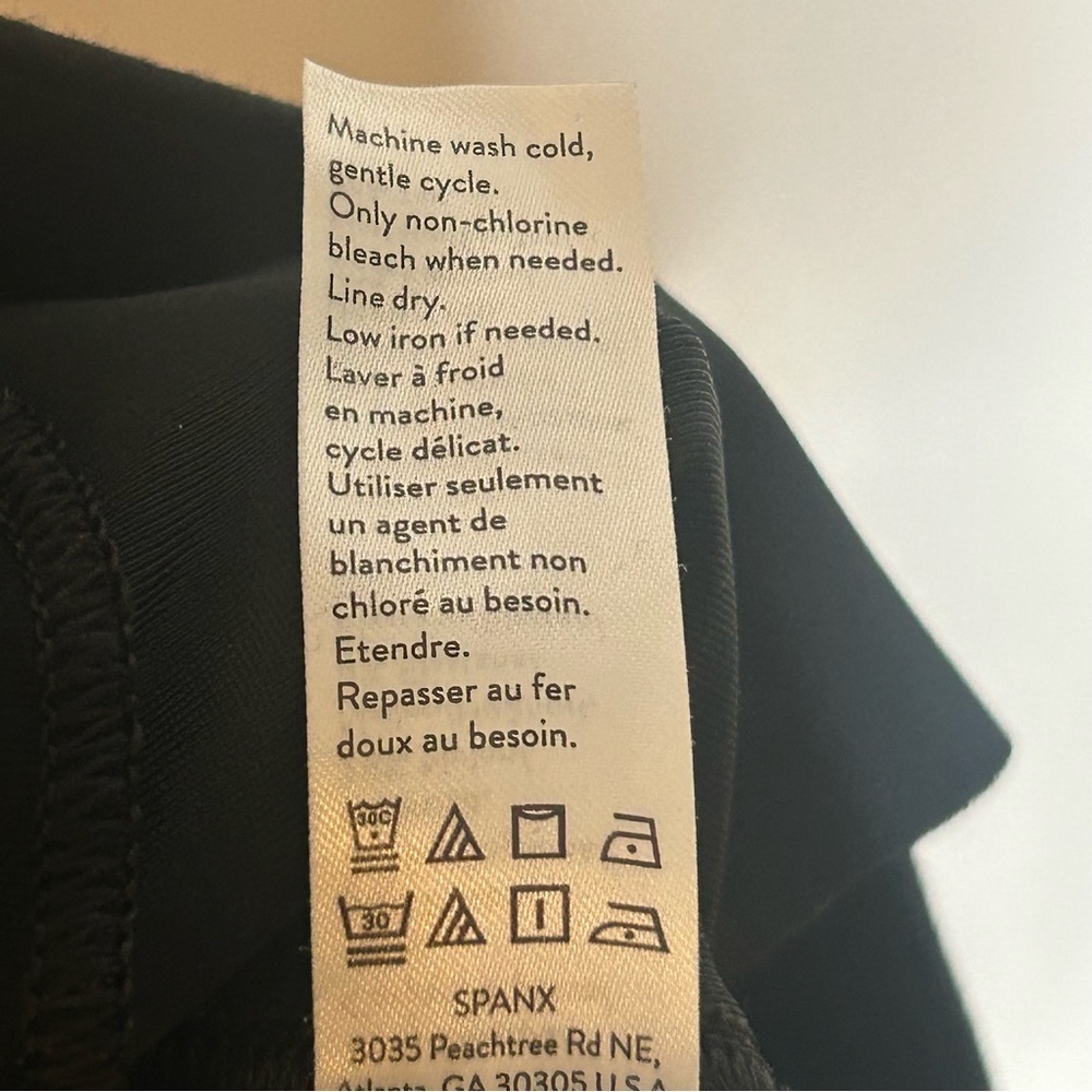 SPANX The Perfect Black Pant Ankle Backseam Skinny Black Small - Picture 11 of 12